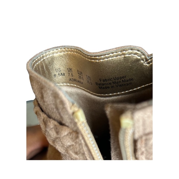 Life Stride Velocity Memory Foam Size 9.5 Brown Booties - Picture 13 of 14